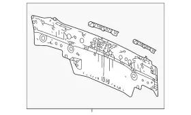 66100-tgv-a00zz Acura Genuine Rear Body Panel