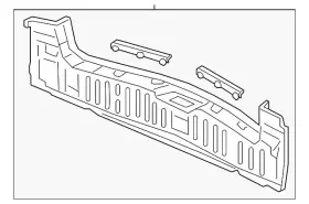 66100-tjb-316zz Acura Genuine 2019-2021 Rdx - Panel Set Rear