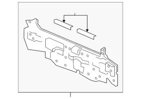 66100-tz3-a00zz Acura Genuine Panel Rear