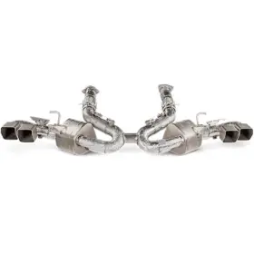 Akrapovic S-co/ti/4 Opf/gpf Slip-on Ti Exhaust With Tips For Chevrolet C8 Corvette