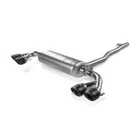W177 Akrapovic S-me/ti/6h Titanium Slip-on Line With Carbon Tips For Mercedes-amg A35 19