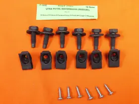 F-3292 Amk Automotive 67 Mustang Shelby Quarter Panel Extension Mounting Hardware