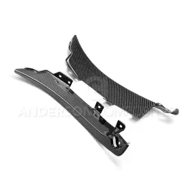 Ac-fsg15mu350 Anderson Composites For 15-17 Ford Shelby Gt350 Front Splash Guards