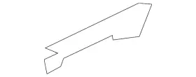 420-853-945 Audi Genuine Front Trim Retainer Bracket