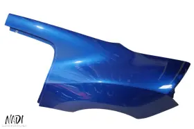 420809853 Audi 2008 - 2015 R8 Rear Left Driver Lower Quarter Panel Shell Skin Oem Blue