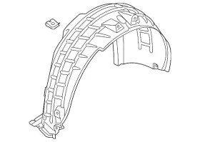 4ke-810-171-c Audi Genuine Wheelhouse Liner