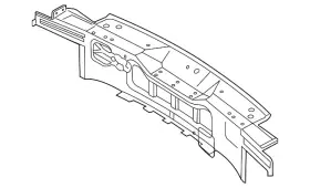 4l0-813-311 Audi Genuine Rear Body Reinforced