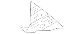 83a-809-801-a Audi Genuine Partition