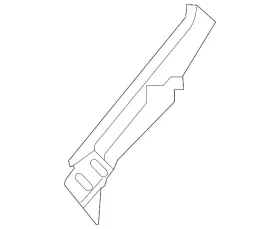 83a-810-411 Audi Genuine Inner Panel