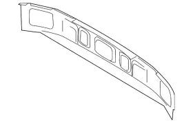 8j0-813-307-c Audi Genuine Rear Body Panel