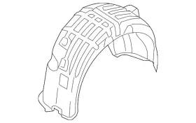 8k9-810-172-a Audi Genuine Wheelhouse Liner