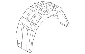 8p0-810-171-h Audi Genuine Splash Shield