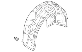 8w7-810-172-c Audi Genuine Splash Shield