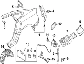 8w8-810-570 Audi Genuine Partition
