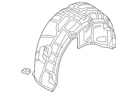 8w9-810-172 Audi Genuine Wheelhouse Liner