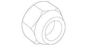 Wht-008-489 Audi Genuine Ft Fender Liner Retainer Nut