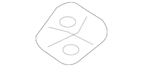 Wht-008-843 Audi Genuine Under-body Shield U-nut Wht-008-843 Audi Genuine Under-body Shield U-nut