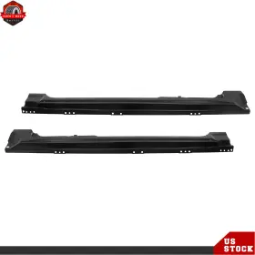 Ber578640 Berliii Black Steel Rocker Panel For 2009-2014 Ford F150 Pickup Truck Super/extended Cab