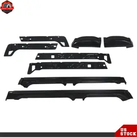 Berliii Ber750360 Outer Inner Rocker Panels And Cab Corners For Silverado Sierra 1500 Crew 99-07