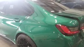 160.bm1h24 Bmw 24 M3 G80 Quarter Panel Cut Left Driver Green