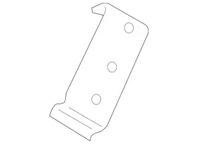 41-00-7-494-553 Bmw Genuine Quarter Panel Backing Plate