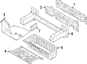 41-00-9-629-399 Bmw Genuine Rear Body Panel