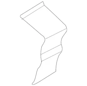 41-21-7-334-039 Bmw Genuine Quarter Panel Lower Plate