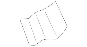 41-21-9-240-058 Bmw Genuine Quarter Panel Backing Plate
