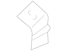41-21-9-240-148 Bmw Genuine Quarter Panel Reinforced Plate