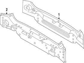 41-34-5-a67-0c6 Bmw Genuine Rear Body Panel