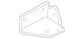 41-35-7-011-654 Bmw Genuine Quarter Panel Mount Bracket