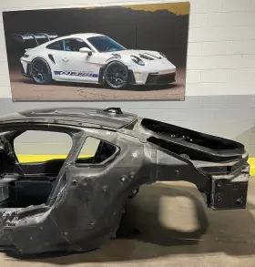 41007371941 Bmw 2014-2020 I8 I12 Rear Left Quarter Panel Body Carbon Structure Cut Oem