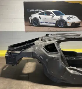 41007371942 Bmw 2014-2020 I8 I12 Rear Right Quarter Panel Body Carbon Structure Cut Oem