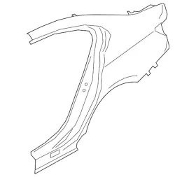 41007493268 Bmw New Genuine Right Rear Side Panel 2019-2023 Oe 41007493268 Bmw New Genuine Right Rear Side Panel 2019-2023 Oe