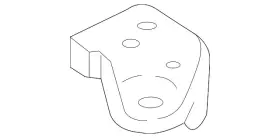 41008495538 Bmw Genuine Inner Panel Holder