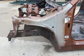 41117376619 Bmw 2011 - 2017 X3 F25 Front Left Side Horn Apron Frame Body Part Oem Brown C29