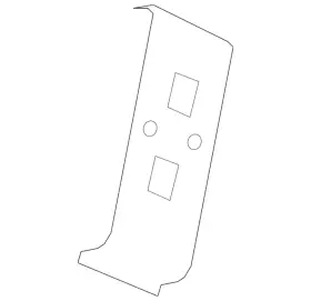 41217374425 Bmw New Genuine Reinforcement Plate D Pillar 2015-2019 Oe