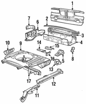 41348121771 Bmw Genuine Rear Body Panel