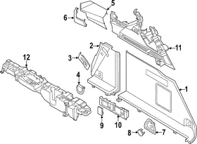 51-47-7-948-340 Bmw Genuine 2022-2024 Ix - Lower Reinforced