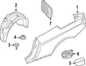 51-71-8-079-988 Bmw Genuine Splash Shield