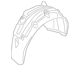 51-71-8-079-993 Bmw Genuine Splash Shield