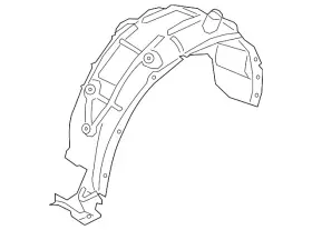 51-71-9-627-814 Bmw Genuine 2018-2023 X2 - Wheelhouse Liner