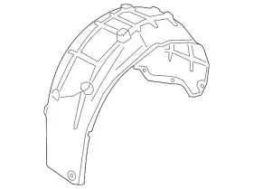 51-71-9-627-876 Bmw Genuine 2019-2024 Z4 - Wheelhouse Liner