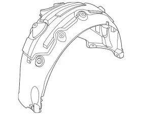 51-71-9-881-680 Bmw Genuine Splash Shield