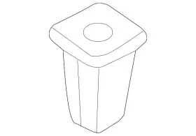 63-17-1-367-868 Bmw Genuine Kick Panel Trim Retainer Nut