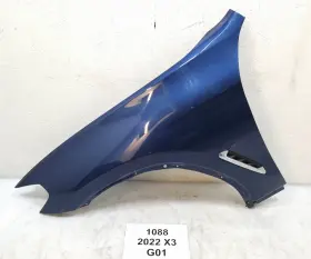 7491383 Bmw 18-24 Oem G01 G02 X3 X4 Front Left Driver Side Fender Panel Blue C1m