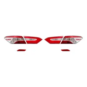 6222-0085lrc6 Brock 6 Piece Set Of Tail Lights And Bumper Reflectors Fit 2018-2020 Camry L/le/trd