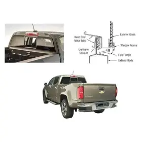 Ect815s C.r. Laurence For Chevy Colorado 2015-2020 Inch Perfect Fit Tri-vent Slider