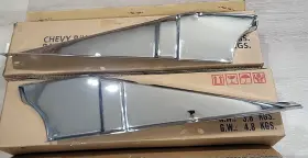 0848-047l Chevrolet 1960 1966 Gmc Pickup Suburban Upper Core Support Baffle Set Chrome
