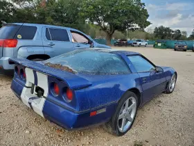 160-02347r Chevrolet 1984 1985 Corvette Oem Blue Right Rear Quarter Panel